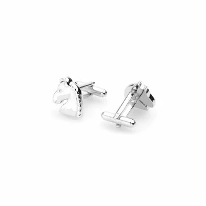 Germirli Metal Horse Cufflinks with Brass - Germirli 