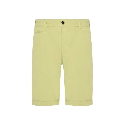 Hiltl Pistachio Green Cotton Elastane Bermuda - Hiltl