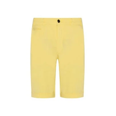 Hiltl Yellow Cotton Elastane Bermuda - Hiltl