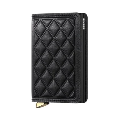 Secrid Premium Slimwallet Emboss Diamond Black Wallet - Secrid 