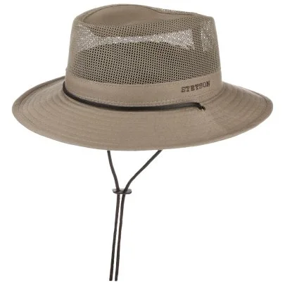 Stetson Beige Color Outdoor Air Cotton Coolmax Hat - Stetson