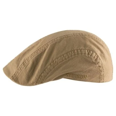 Stetson Beige Ivy Cap Delave Organic Cotton Uv Protection Hat - Stetson