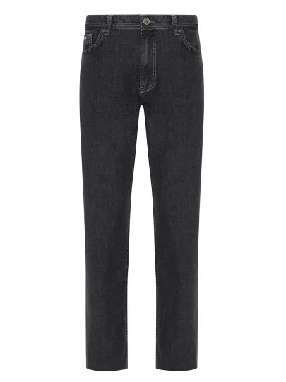 Gallus 5 Cep Gri Esnek Regular Fit İnce Denim Pantolon - Gallus