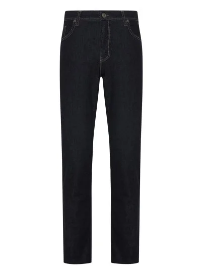 Gallus 5 Cep Lacivert Esnek Regular Fit İnce Raw Denim Pantolon - Gallus