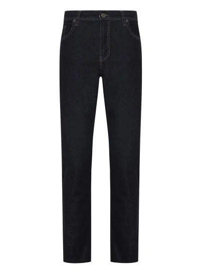 Gallus 5 Cep Lacivert Esnek Regular Fit İnce Raw Denim Pantolon - Gallus