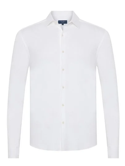 Germirli Albini Beyaz 4Flex Formula Active Pamuklu Slim Fit Gömlek - Germirli 