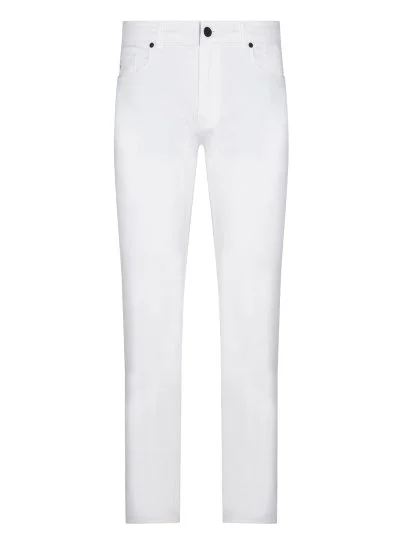 Hiltl 5 Cep Ekru Pamuk Elastan Slim Fit Pantolon - Hiltl