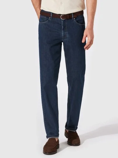 Hiltl Lacivert 5 Cep İnce Regular Fit Pamuk Elastane Pantolon - Hiltl