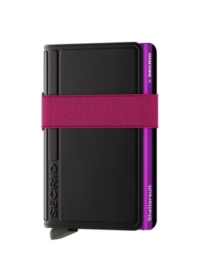 Secrid Bandwallet Tpu Sheltersuit Black Fuchsia Cüzdan - Secrid