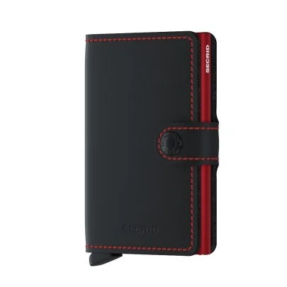Secrid Miniwallet Matte Black Red Cüzdan - Secrid 