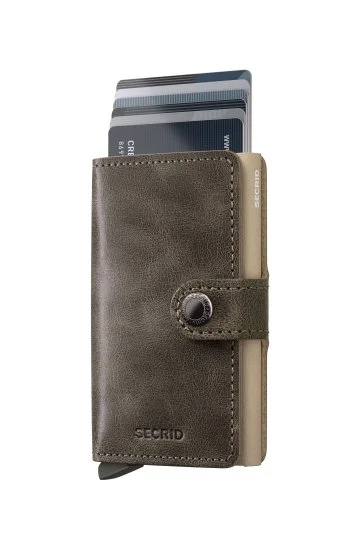 Secrid Miniwallet Vintage Traceable Clay Cüzdan - Secrid