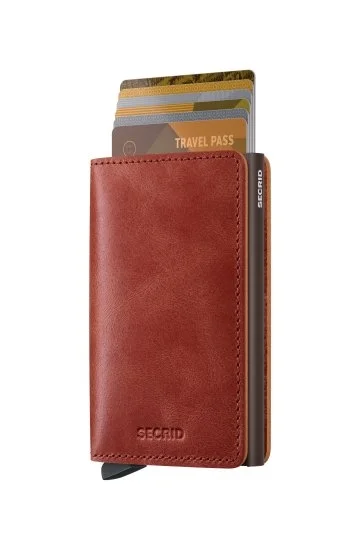 Secrid Slimwallet Vintage Orange Cüzdan - Secrid