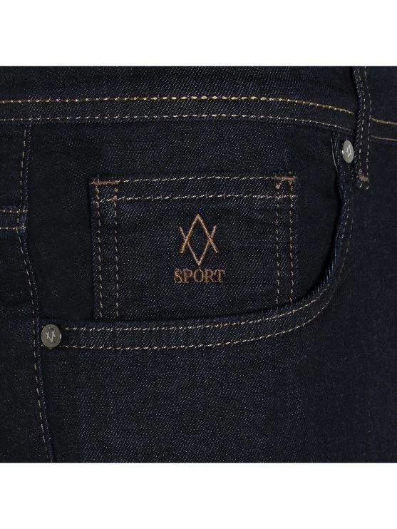 Alphauomo 5 Cep İndigo Raw İnce Denim Regular Fit Pantolon - Alphauomo