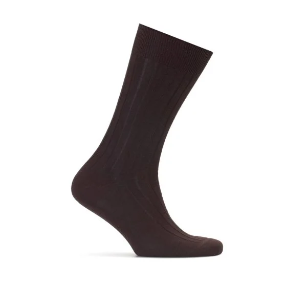 Bresciani Striped Brown Socks - Bresciani 