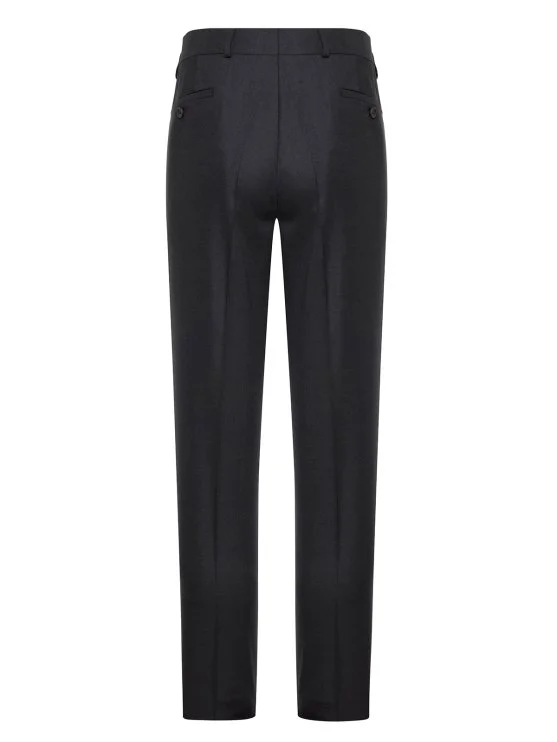 Carl Gross Carlo Barbera Gri Süper 150'S Yün Pantolon - Carl Gross