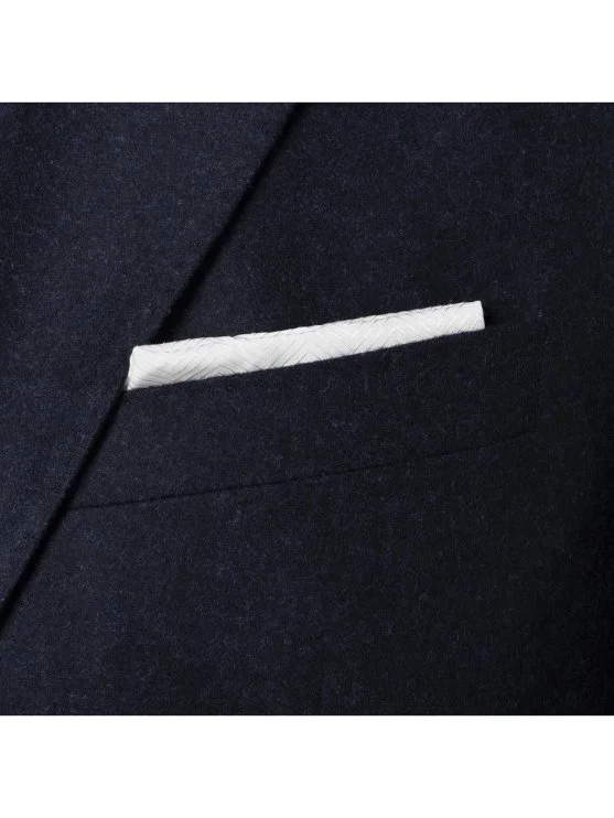 Carl Gross Loro Piana Zelander Lacivert Astarsız Yün Ceket - Carl Gross