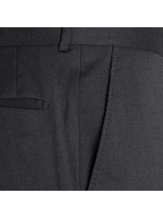 Carl Gross Vitale Barberis Gri Gabardin Saf Yün Pantolon - Carl Gross