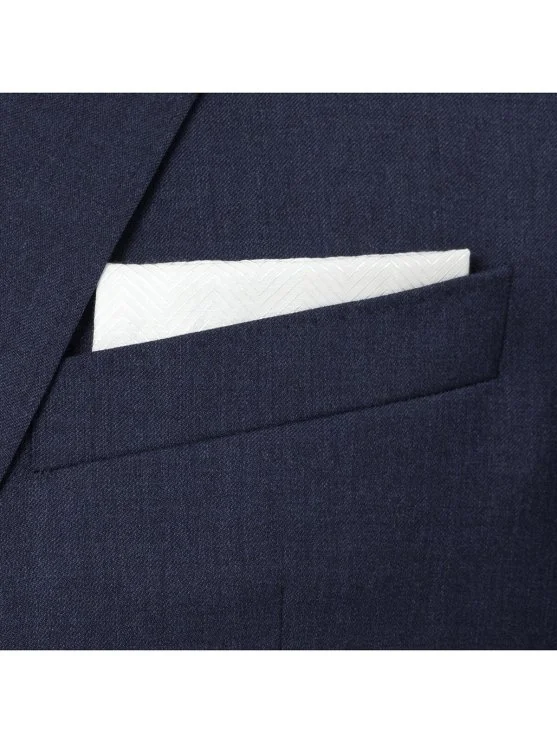 Carl Gross Air Blue Loro Piana Zeelander Natural Germirli Regular Fit Wool Suit - Carl Gross