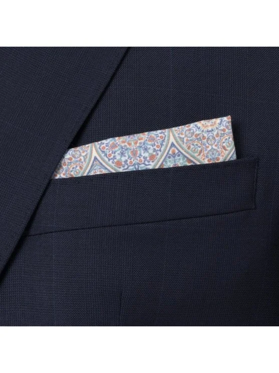 Carl Gross Navy-Blue Reda Prince De Galle Modern Fit Men's Suit - Carl Gross