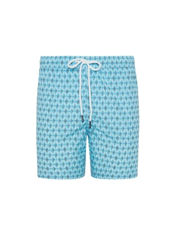 Gran Sasso Recycled Microfiber Blue Swimsuit - Gran Sasso