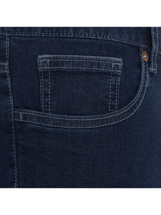 Hiltl 5 Pocket Slim Indigo Navy Blue Fit Cotton Elastane Denim Trousers - Hiltl