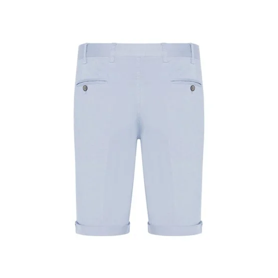 Hiltl Blue Cotton Elastane Bermuda - Hiltl