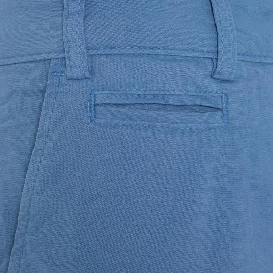Hiltl Blue Cotton Elastane Bermuda - Hiltl