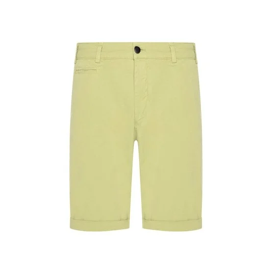 Hiltl Pistachio Green Cotton Elastane Bermuda - Hiltl