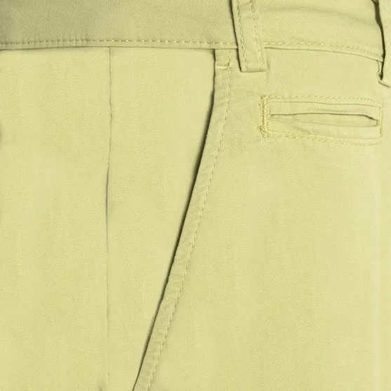 Hiltl Pistachio Green Cotton Elastane Bermuda - Hiltl