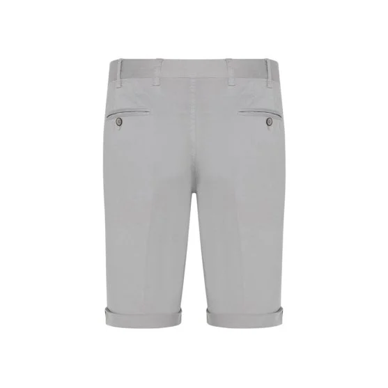 Hiltl Stone Color Cotton Elastane Bermuda - Hiltl