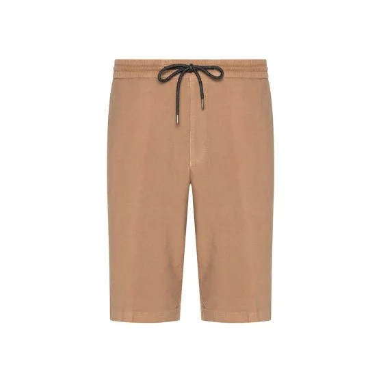 Hiltl Terracotta Vintage Elastic Waist Cotton Elastane Bermuda - Hiltl