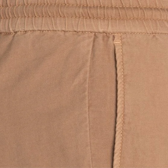 Hiltl Terracotta Vintage Elastic Waist Cotton Elastane Bermuda - Hiltl