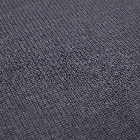 La Fileria Gray Knitted Wool Scarf - La Fileria
