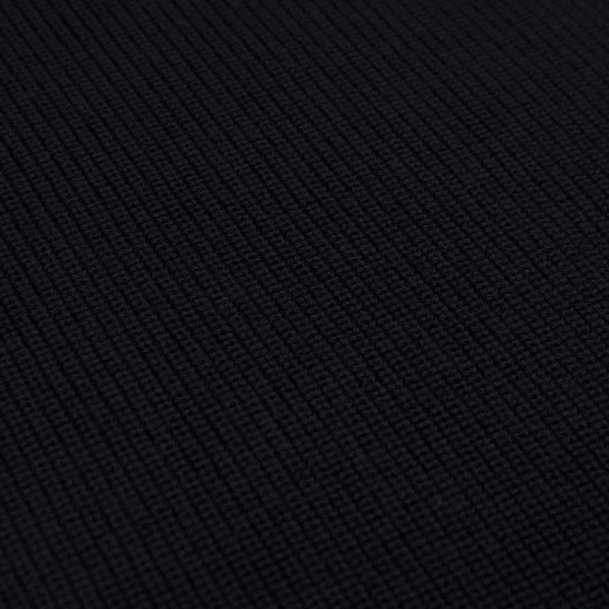 La Fileria Navy Blue Knitted Wool Scarf - La Fileria