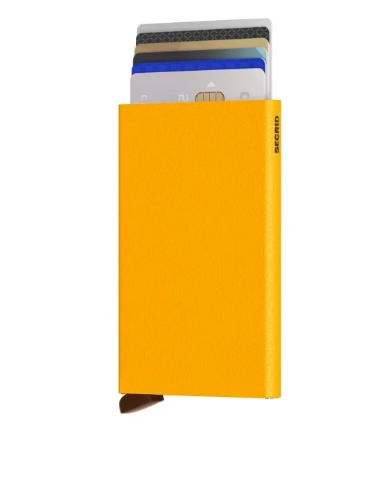 Secrid Cardprotector Powder Ochre Wallet - Secrid 