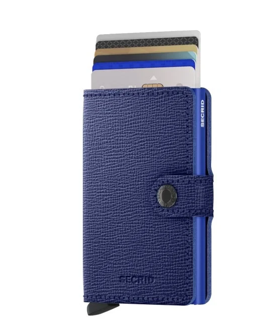 Secrid Miniwallet Crisple Cobalt Wallet - Secrid 