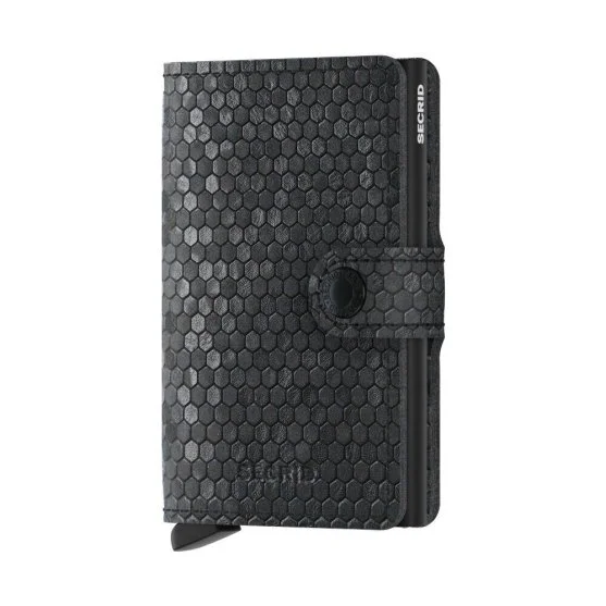 Secrid Miniwallet Hexagon Black Wallet - Secrid 