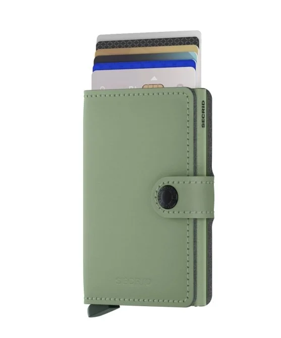 Secrid Miniwallet Yard Powder Pistachio Wallet - Secrid 
