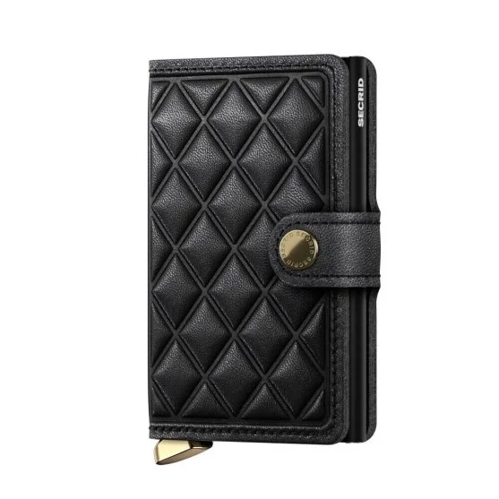 Secrid Premium Miniwallet Emboss Diamond Black Wallet - Secrid 