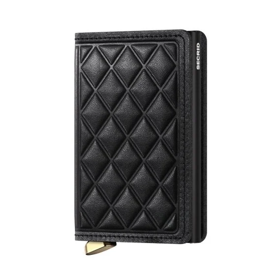 Secrid Premium Slimwallet Emboss Diamond Black Wallet - Secrid 