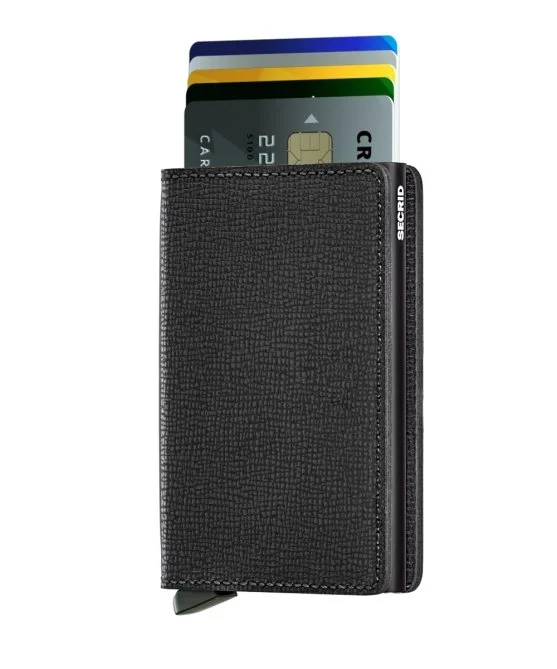 Secrid Slimwallet Crisple Black Wallet - Secrid 