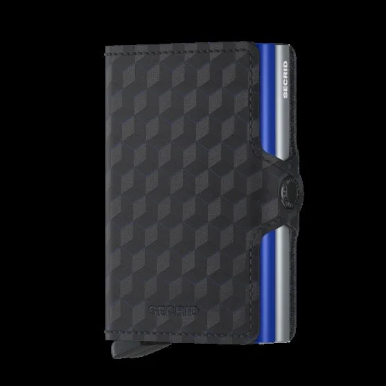 Secrid Twinwallet Optical Titanium Blue Wallet - Secrid 