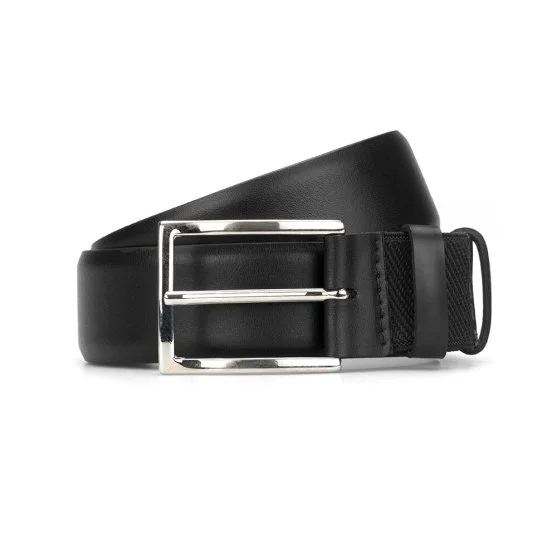 Stefano Corsini Black Leather Belt - Stefano Corsini