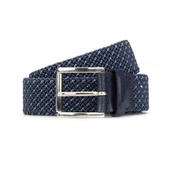 Stefano Corsini Blue Green Germirli Knit Belt - Stefano Corsini