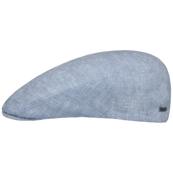 Stetson Light Blue Linen Driver Cap Hat - Stetson