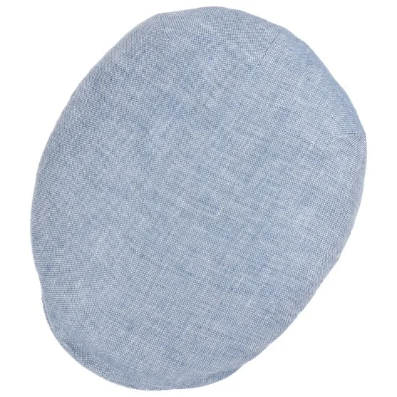 Stetson Light Blue Linen Driver Cap Hat - Stetson