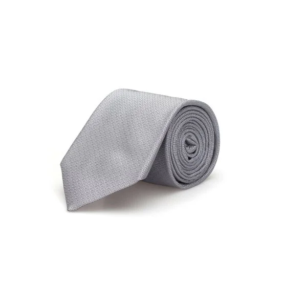 Valentino Self Patterned Black Silk Tie - Valentino