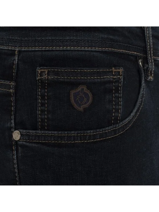 Gallus 5 Cep Koyu Lacivert Regular Fit Denim Pantolon - Gallus