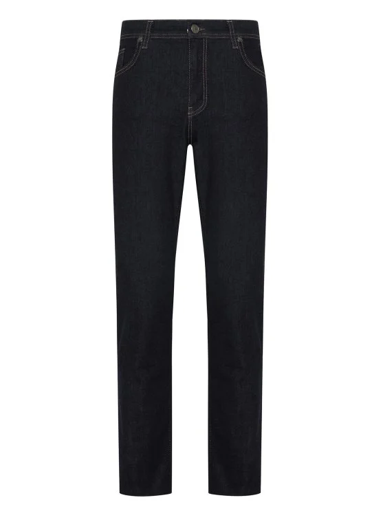Gallus 5 Cep Lacivert Esnek Regular Fit İnce Raw Denim Pantolon - Gallus