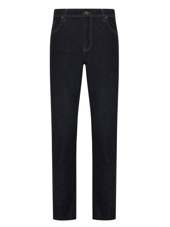Gallus 5 Cep Lacivert Esnek Regular Fit İnce Raw Denim Pantolon - Gallus